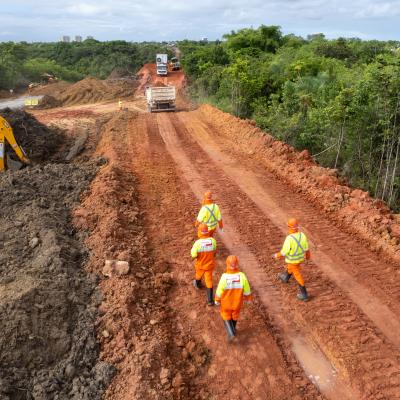 Construção de Via